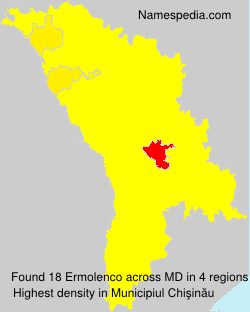 Surname Ermolenco in Moldova Surname Ermolenco in Moldova