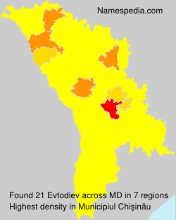 Surname Evtodiev in Moldova Surname Evtodiev in Moldova