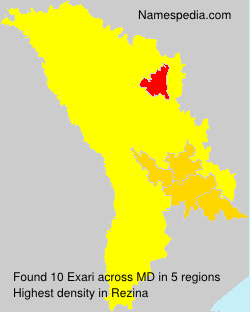 Surname Exari in Moldova