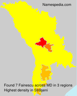 Surname Fainescu in Moldova Surname Fainescu in Moldova