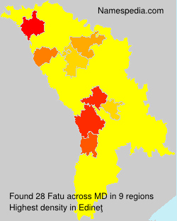 Surname Fatu in Moldova Surname Fatu in Moldova