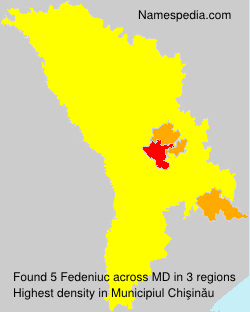 Surname Fedeniuc in Moldova Surname Fedeniuc in Moldova