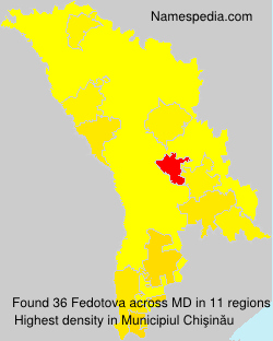 Surname Fedotova in Moldova Surname Fedotova in Moldova