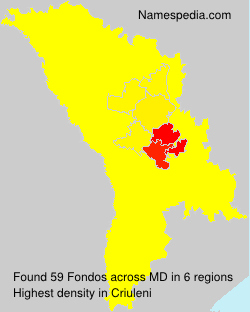 Surname Fondos in Moldova Surname Fondos in Moldova