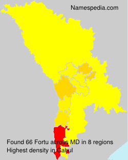 Surname Fortu in Moldova Surname Fortu in Moldova