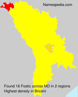 Surname Fostic in Moldova Surname Fostic in Moldova