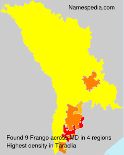 Surname Frango in Moldova Surname Frango in Moldova
