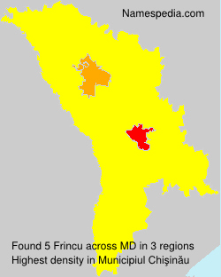 Surname Frincu in Moldova Surname Frincu in Moldova