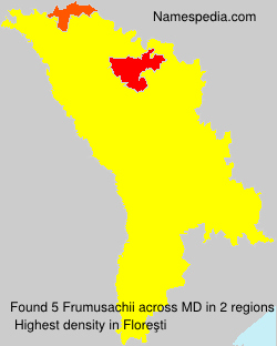 Surname Frumusachii in Moldova Surname Frumusachii in Moldova