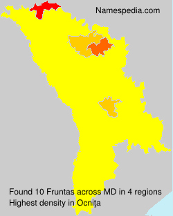Surname Fruntas in Moldova Surname Fruntas in Moldova
