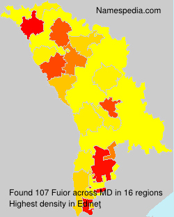 Surname Fuior in Moldova Surname Fuior in Moldova