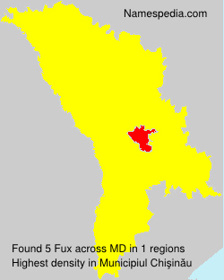 Surname Fux in Moldova Surname Fux in Moldova