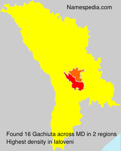 Surname Gachiuta in Moldova Surname Gachiuta in Moldova