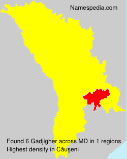 Surname Gadjigher in Moldova Surname Gadjigher in Moldova