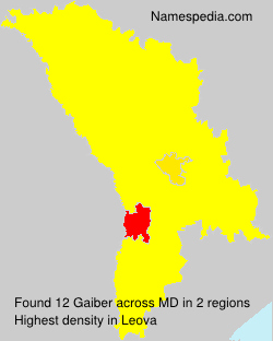 Surname Gaiber in Moldova Surname Gaiber in Moldova