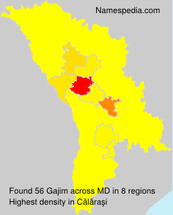 Surname Gajim in Moldova Surname Gajim in Moldova