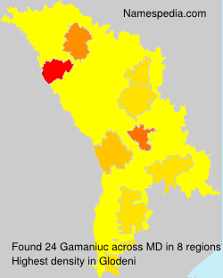 Surname Gamaniuc in Moldova Surname Gamaniuc in Moldova