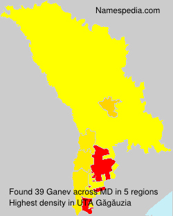 Surname Ganev in Moldova Surname Ganev in Moldova