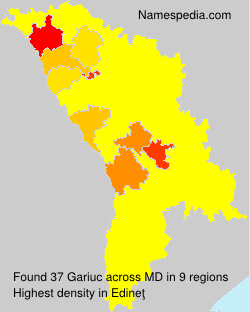 Surname Gariuc in Moldova Surname Gariuc in Moldova
