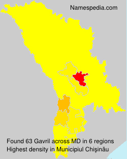 Surname Gavril in Moldova Surname Gavril in Moldova