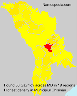 Surname Gavrilov in Moldova Surname Gavrilov in Moldova