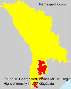 Surname Ghergheledji in Moldova Surname Ghergheledji in Moldova