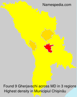 Surname Gherjavschi in Moldova Surname Gherjavschi in Moldova