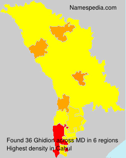 Surname Ghidion in Moldova Surname Ghidion in Moldova