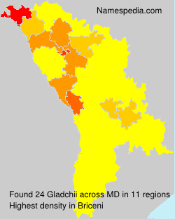 Surname Gladchii in Moldova Surname Gladchii in Moldova