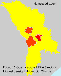 Surname Goanta in Moldova Surname Goanta in Moldova