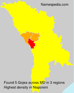 Surname Gojea in Moldova Surname Gojea in Moldova