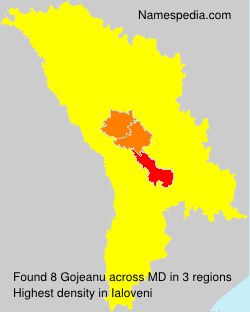 Surname Gojeanu in Moldova Surname Gojeanu in Moldova