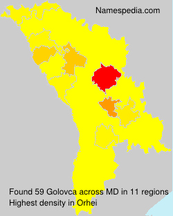 Surname Golovca in Moldova Surname Golovca in Moldova