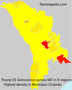 Surname Golovcenco in Moldova Surname Golovcenco in Moldova