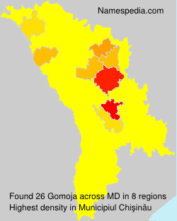 Surname Gomoja in Moldova Surname Gomoja in Moldova
