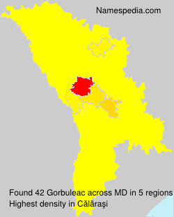 Surname Gorbuleac in Moldova Surname Gorbuleac in Moldova