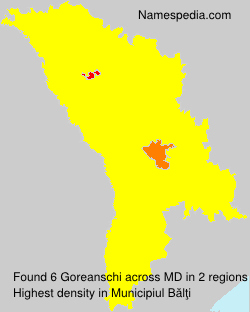Surname Goreanschi in Moldova Surname Goreanschi in Moldova