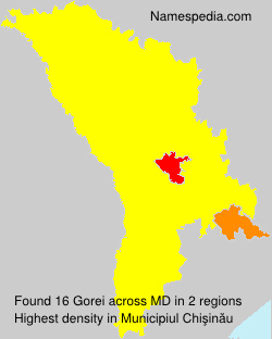Surname Gorei in Moldova Surname Gorei in Moldova
