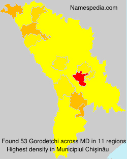 Surname Gorodetchi in Moldova Surname Gorodetchi in Moldova
