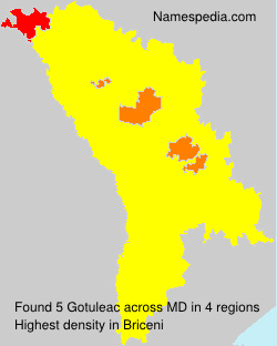 Surname Gotuleac in Moldova Surname Gotuleac in Moldova