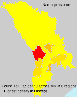 Surname Gradiceanu in Moldova Surname Gradiceanu in Moldova