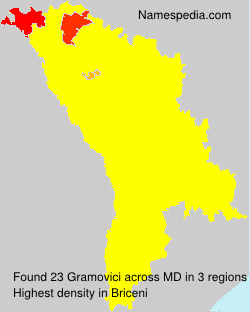 Surname Gramovici in Moldova Surname Gramovici in Moldova