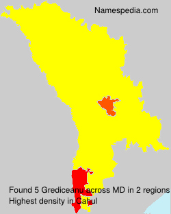 Surname Grediceanu in Moldova Surname Grediceanu in Moldova