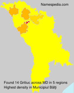 Surname Gritiuc in Moldova Surname Gritiuc in Moldova