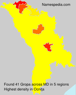 Surname Gropa in Moldova Surname Gropa in Moldova