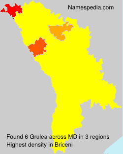 Surname Grulea in Moldova Surname Grulea in Moldova