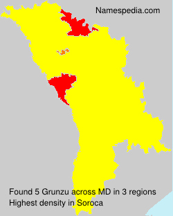 Surname Grunzu in Moldova Surname Grunzu in Moldova