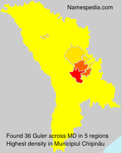 Surname Guler in Moldova Surname Guler in Moldova