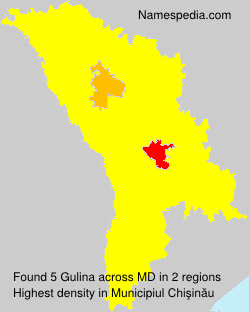 Surname Gulina in Moldova Surname Gulina in Moldova