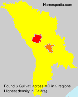 Surname Gulivati in Moldova Surname Gulivati in Moldova
